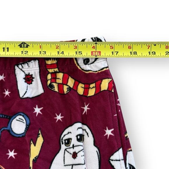 Harry Potter Wizarding World Soft Pajama Pants Women's Size M (8/10) Hogwarts - Picture 8 of 9